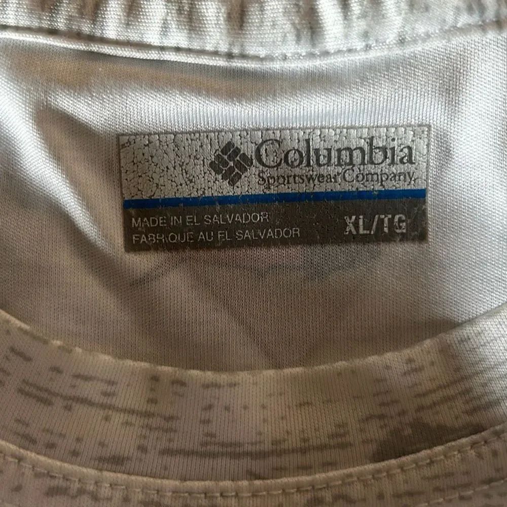 Columbia PFG American Flag Whale Shark Omni-Shade Fishing Shirt XL - Picture 5 of 9